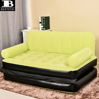 Canapé-lit gonflable multifonctionnel 5-en-1, matelas gonflable portable pour le camping en plein air, la maison et le jardin