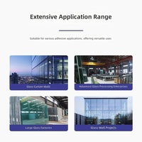 Scellant silicone bicomposant haute résistance aux intempéries pour vitrage structurel