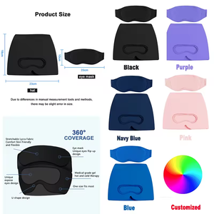Tốt nhất sản phẩm bán chạy 2024 có thể nhìn thấy mắt chứng đau nử<span class=keywords><strong>a</strong></span> đầu mặt nạ thiết kế Gel Ice cap với thời trang ngủ mặt nạ mắt Bộ - Product Image 5