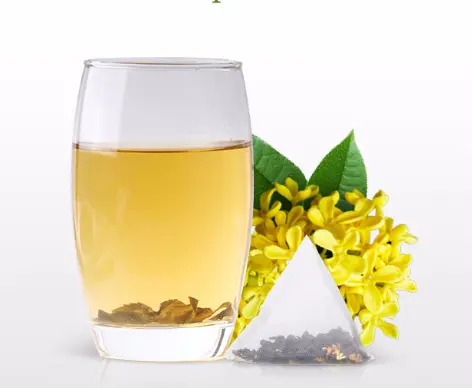 Osmanassim oolong flores de chá aromático, flor de chá aromático osmanentão oolong laranja pekoe saborado oolong saco de chá