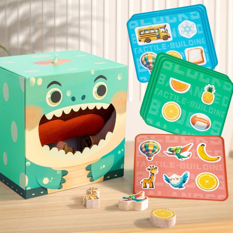 Zhiqu Toys Interactive Educational Toy Two-In-One Wood Cognitive