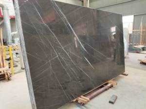 Dalle de marbre gris Pietra, design moderne, poli, imperméable, design graphique, intérieur, cuisine, villa, hôtel, appartement, bureau, bâtiment - Product Image 6