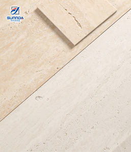 <span class=keywords><strong>Travertine</strong></span> màu trắng đầy đủ cơ thể đánh bóng gạch sửa chữa đá tự nhiên màu be gạch sứ cho tường ốp - Product Image 2