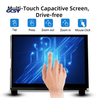 MPI7007-B Raspberry Pi Módulo de Pantalla LCD IPS de 7 Pulgadas 1024 * 600 con Pantalla Táctil Capacitiva y Altavoces