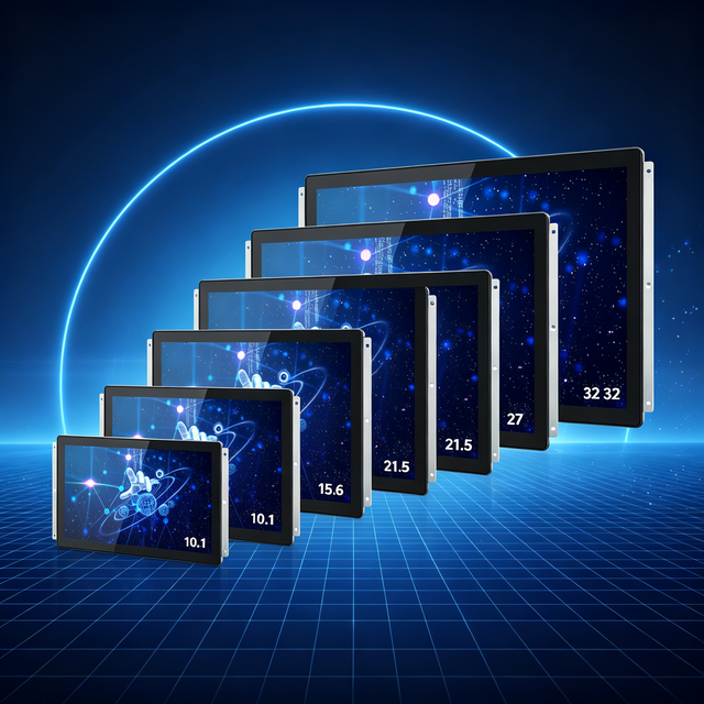 7 10.1 10.4 12.1 13.3 15.6 18.5 21.5 23.6" Industrial Open Frame Touch LCD Monitor USB Touch Screen for Kiosk Medical Equipment
