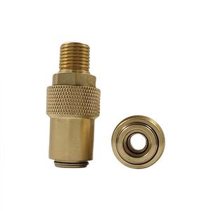 CNC Japan Brass Mold Quick <strong>Coupler</strong> 1/4 PT Male Thread Hydraulic Quick Release Coupling Coolant Connect Pipe Fittings - Product Image 2