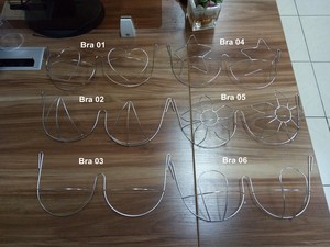 7-9 días de llegada, envío rápido, disfraces de <span class=keywords><strong>Carnaval</strong></span> de Metal, marco de sujetador de alambre, marco de sujetador DIY de acero inoxidable para fiestas - Product Image 5