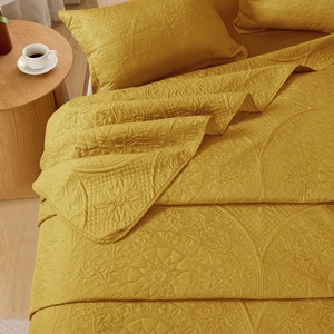 Ensemble de literie avec couette en microfibre, ensemble de couette trois pièces, <span class=keywords><strong>couvre</strong></span>-lits élégants, vente en gros de <span class=keywords><strong>couvre</strong></span>-lits - Product Image 4