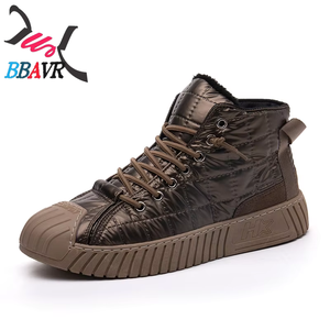 Zapatillas Deportivas de Invierno y Otoño con Caña Alta, Antideslizantes, para Hombre, Estudiante, Juvenil, Casuales, con Parte Superior de PU - Product Image 5