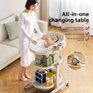 Portable Multifunctional Foldable Baby Changing Table for Newborn Diaper Changing, Bath Massage and Touch Care with - Product Image 3