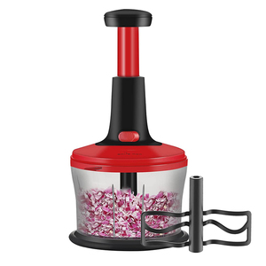 Kitchen Meat Grinder Veggies Garlic Onion Cutter Food Processor Manual Push Hand Press <strong>Vegetable</strong> <strong>Chopper</strong> - Product Image 5