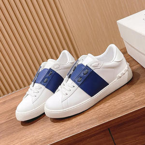 Dropship producto personalizado blanco señoras correr deporte Zapatillas senderismo zapatos moda cuero Casual pisos con forro de malla transpirable - Product Image 6