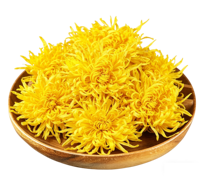 Thé aux fleurs entières de chrysanthème doré - Tisane naturelle sans caféine pour la détox et le calme