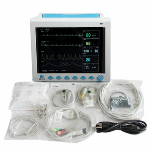 Veterinär-Multi parameter monitor EKG RESP SpO2 PR NIBP Zweikanal-TEMP-Ton-und Licht alarm - Product Image 3