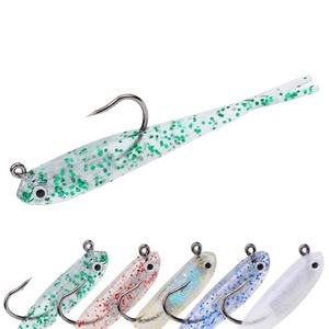 Topline Silicone esche da <span class=keywords><strong>pesca</strong></span> morbido esca artificiale <span class=keywords><strong>con</strong></span> ami testa di piombo Jig swimming per acqua salata e acqua dolce - Product Image 1