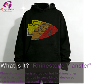 Logo della squadra sportiva di calcio confezionatori di ferro di cristallo su strass Logo personalizzato del nome della squadra trasferimento di strass - Product Image 2