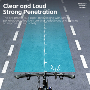Timbre de Bicicleta WEST BIKING de Aleación de Aluminio, Mini Timbre <span class=keywords><strong>con</strong></span> Sonido Fuerte, Accesorios para Bicicleta, Bocina de Bicicleta, Timbre de Bicicleta Oculto - Product Image 4