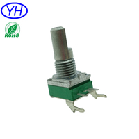 YUWAH haute qualité 1K 5K 10K 20kb 10kb 10ka 50k ohm alpes RK097 alpha RV097 potentiomètre rotatif à montage horizontal avec support