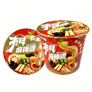 Vente en gros : Tasse de <span class=keywords><strong>nouilles</strong></span> instantanées Malatang abondantes, format familial, pour Hot Pot Mala épicé, avec <span class=keywords><strong>nouilles</strong></span> de blé et vermicelles de verre - Product Image 1