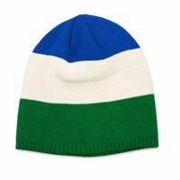 Casquette unisexe tricotée à rayures multicolores, style dessin animé américain, chaude et décontractée, idéale pour le sport et les activités de plein air, faible MOQ
