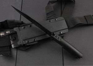 Cuchillo Bowie de Acero Inoxidable de la Mejor Calidad, Personalizable OEM, con Funda de Cuero, para Supervivencia, Caza y Camping al Aire Libre, Modelo VENOM - Product Image 4