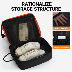 Promotional Sport Soccer <strong>Basketball</strong> Golf Gym <strong>Outdoor</strong> Dust <strong>Shoes</strong> Bag Zipper Closure Handle String Dust <strong>Shoe</strong> Bag - Product Image 2