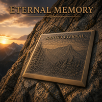 Plaque commémorative en relief 3D Acrylique + Alliage d'aluminium + Acier inoxydable Taille personnalisée pour usage personnalisé