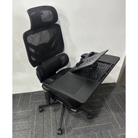 Chaise de bureau de direction moderne Appui-tête réglable ergonomique mi-dossier en maille confortable Chaise de travailleur avec repose-pieds