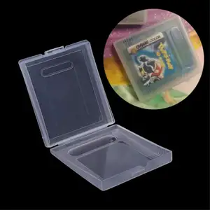 Gameboy塑料外壳保护套GBC弹壳透明白色游戏卡外壳储物盒