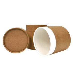 Tubo <span class=keywords><strong>de</strong></span> papel Kraft personalizado, papel desechable para helados, vasos <span class=keywords><strong>de</strong></span> helado, embalaje <span class=keywords><strong>de</strong></span> helado - Product Image 3