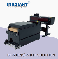 INKGIANT 60cm Imprimante Textile Numérique Automatique Roll-to-Roll T-Shirts Impression 2 Têtes D'impression I3200 Encre Pigmentée CMJN 1 An