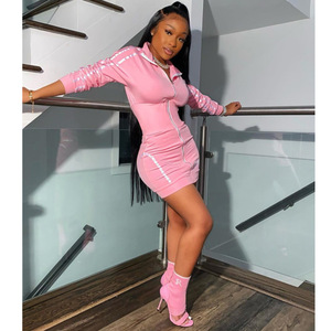 Nuovo Arrivo Conyson: Abito Aderente da Donna, Stile Streetwear, Completo Monoblocco, Abbigliamento Casual, Moda Taglie Forti, Outfit <span class=keywords><strong>con</strong></span> Gonna - Product Image 6