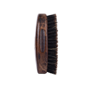 Nouvelle brosse à barbe en bambou naturel de qualité supérieure pour homme 2022, peigne à barbe vintage en bois, brosse à moustache, massage du visage pour le <span class=keywords><strong>rasage</strong></span> - Product Image 4