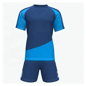 नई नवीनतम खेल पहनने कस्टम फुटबॉल जर्सी सूट वर्दी फुटबॉल टीम