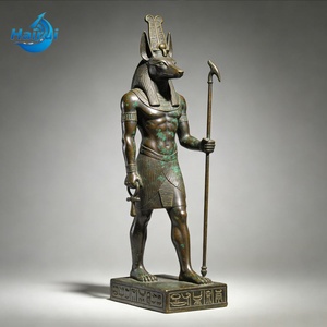 Esculturas Personalizadas de Alta Calidad para Exteriores, Esculturas Egipcias de la Esfinge y Anubis, Estatuas Gigantes en Relieve para Jardín, Esculturas Egipcias en Venta - Product Image 1
