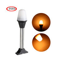 Lumière LED tout-terrain Xiamen Sunshine Marine avec boîtier en acier inoxydable et plastique, lumière de sécurité marine pour bateau/yacht/kayak/accessoire de bateau