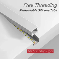 Support de tube néon LED flexible 5m 10m, étanche, découpable, facile à installer pour bandes lumineuses flexibles RGB CCT COB