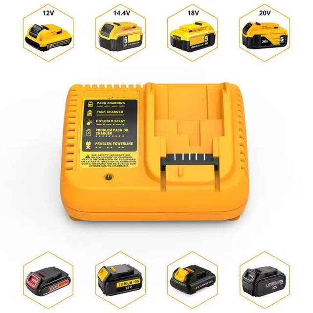 Tailor Made Multi Bay Charging Dock for 14.4V 18V 21V Hammer Drill and Circular Saw Batteries