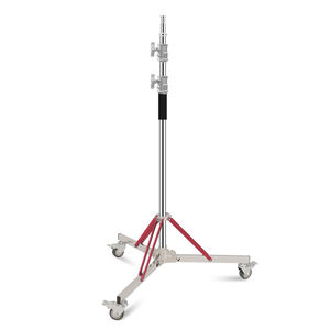 Op Maat Gemaakte Lichtstandaard Rvs Heavy Duty Studio Verlichting Met Wielen Verstelbaar Statief Stand Casters - Product Image 1