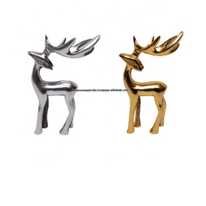 Kim Loại Thiên Nga Hình Dạng Vàng-Mạ Đánh Bóng Pha Lê Bóng Sphere Đứng Trang Trí Nội Thất Bảng Nghệ Thuật Hàng Đầu Sưu Tập - Product Image 1