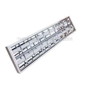 Văn phòng chiếu sáng lưới ánh sáng 4ft đôi ống lõm lưới tản nhiệt đèn 40W T5 <span class=keywords><strong>T8</strong></span> <span class=keywords><strong>LED</strong></span> louver lưới tản nhiệt ánh sáng lịch thi đấu 2x36W cho bệnh viện - Product Image 6