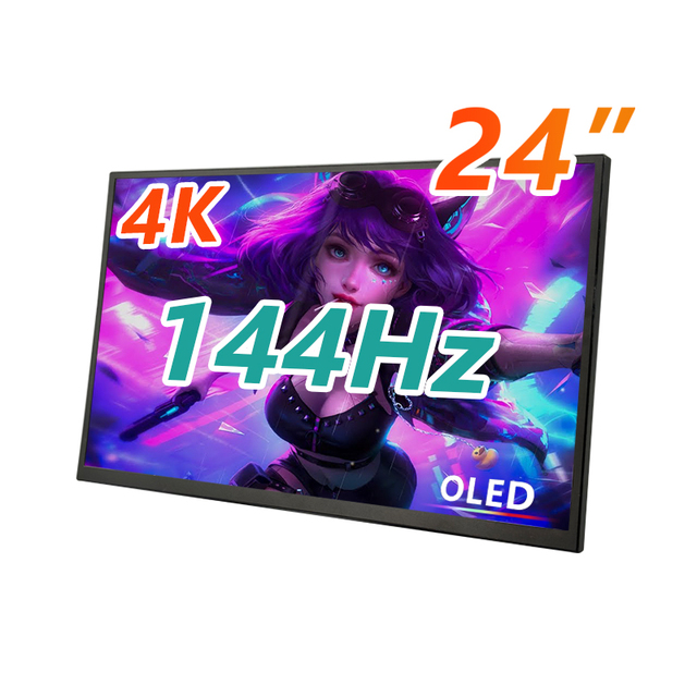 24inch 4K 3840x2160  Portable Laptop Monitor OLED 144Hz 100% NTSC 1000:1 USB-C Gaming Portable Monitor