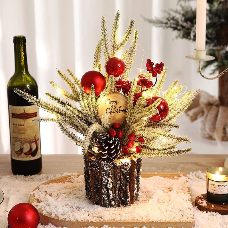 Christmas tree letter-shaped light, 27cm [Christmas ornament].