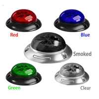 Feux de signalisation LED 12-24V ECE R65 48W à profil bas, montage par vis, clignotant ambre, lampe de signalisation d'urgence pour camion, tracteur