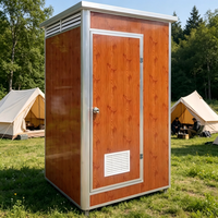 Toilettes mobiles modulaires préfabriquées, toilettes portables en conteneur pour extérieur