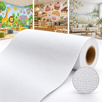 Fabricant de papier peint sur toile personnalisé, rouleau de revêtement mural imprimable pour projets de décoration intérieure en gros