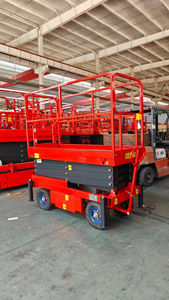 Plateforme élévatrice mobile à ciseaux hydraulique de 4 à 8 m, <span class=keywords><strong>prix</strong></span> d'usine, déplacement de 3 à 5 m/min, pour travaux en hauteur - Product Image 2