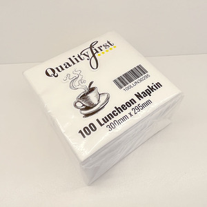 Nhà Máy Tùy Chỉnh Giá Cao Cấp <span class=keywords><strong>33X33</strong></span> Nước Giải Khát Nhà Hàng Giấy Serviettes Mềm Khăn Ăn 2 Lớp Trắng 100 Mô Giấy Khăn Ăn - Product Image 3