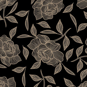 Tela Estampada de Crepé Koshibo 100% Poliéster con Estampado Floral Gris para Vestidos - Product Image 2