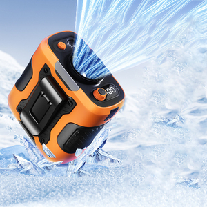 <span class=keywords><strong>พัดลม</strong></span>พกพาแบบคาดเอว 6000mah ใช้งานได้นานสูงสุด 30 ชั่วโมง ชาร์จซ้ำได้ ปรับความเร็วได้ 100 ระดับ เหมาะสำหรับกิจกรรมกลางแจ้ง ทำงาน ตั้งแคมป์ เดินทาง <span class=keywords><strong>พัดลม</strong></span>แบบสวมใส่ได้ - Product Image 1